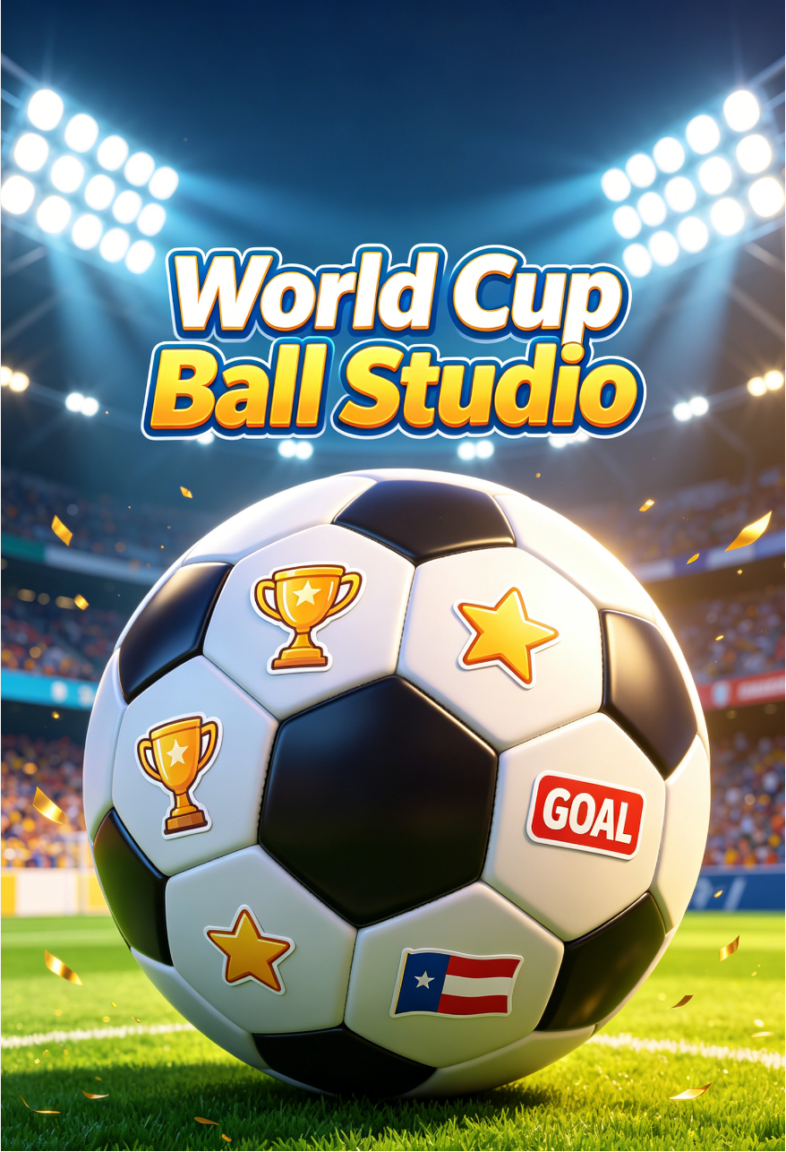 World Cup Ball Studio - Free 3D Soccer Ball Design Game | Poplay